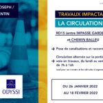 ODYSSI TRAVAUX DU 26 JANVIER AU 18 FEVRIER 2022