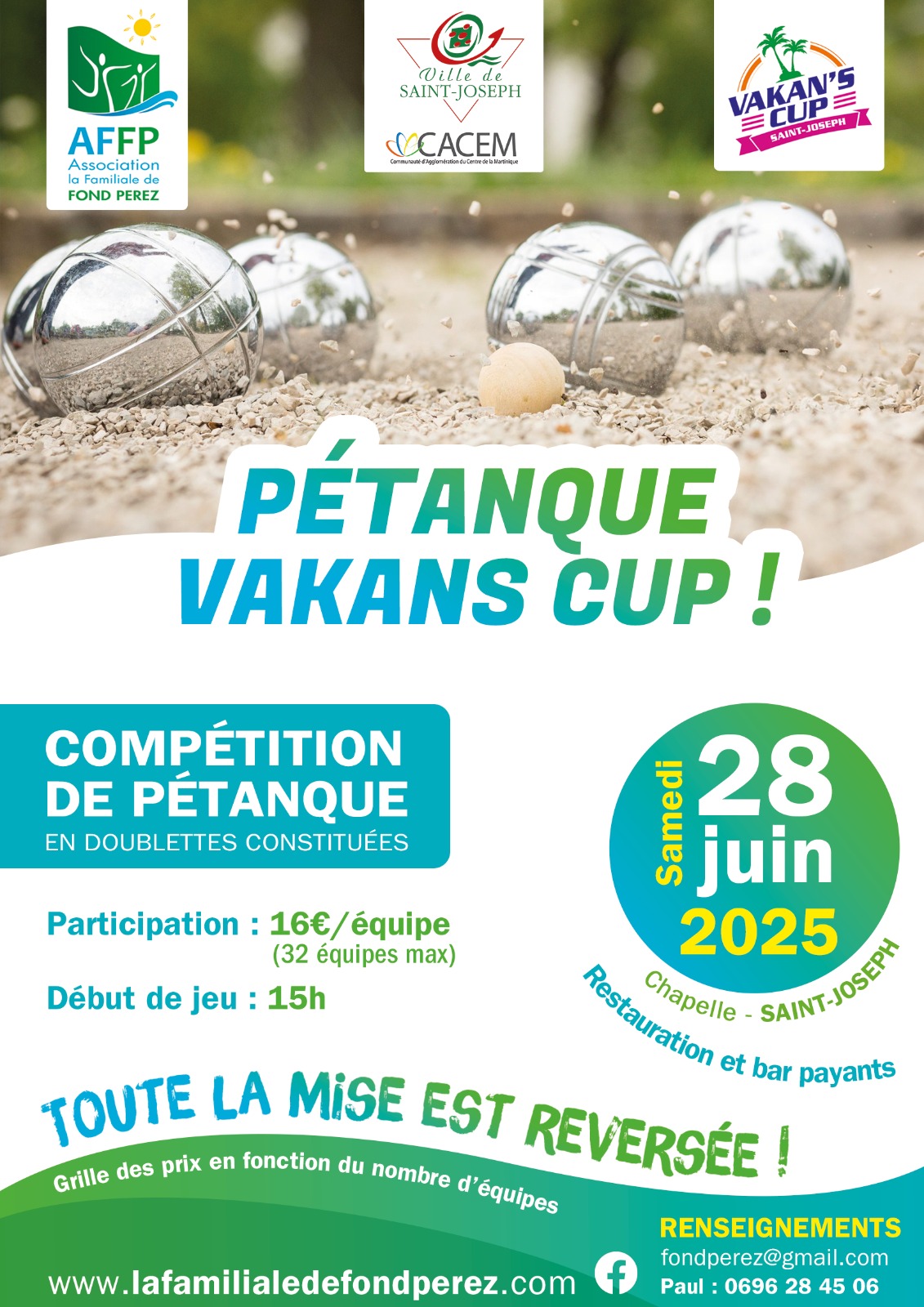 PÉTANQUE VAKANS CUP 2025